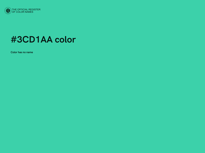 #3CD1AA color image