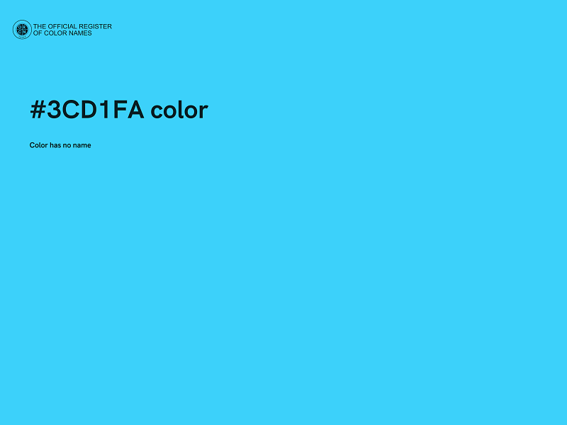 #3CD1FA color image