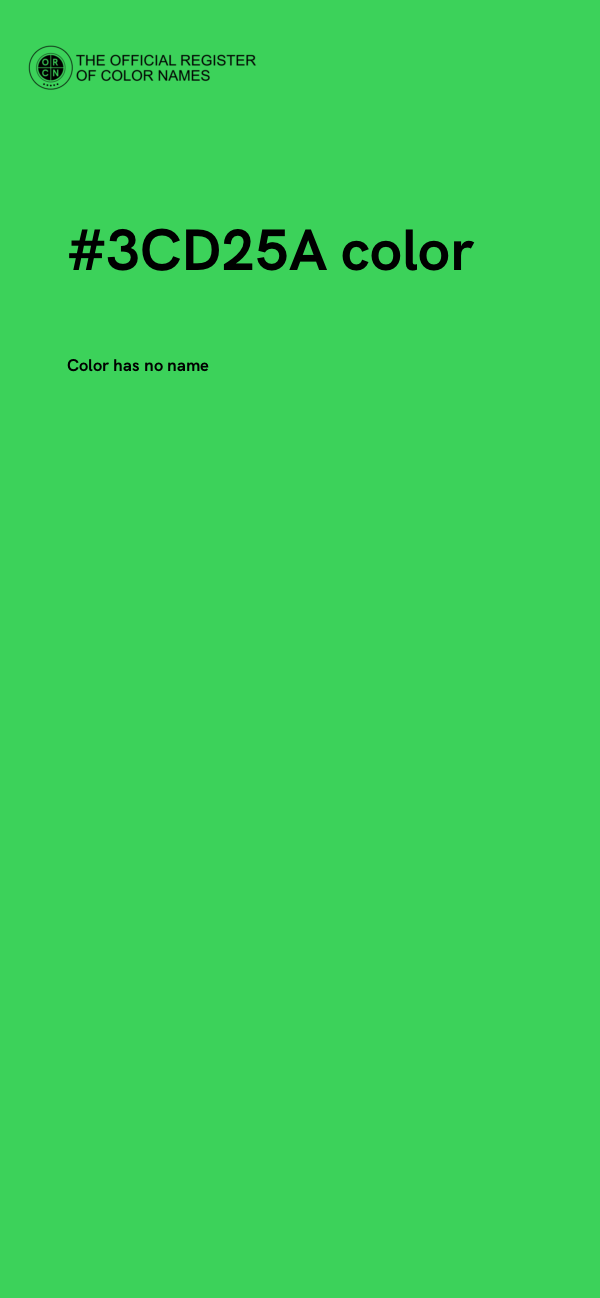 #3CD25A color image