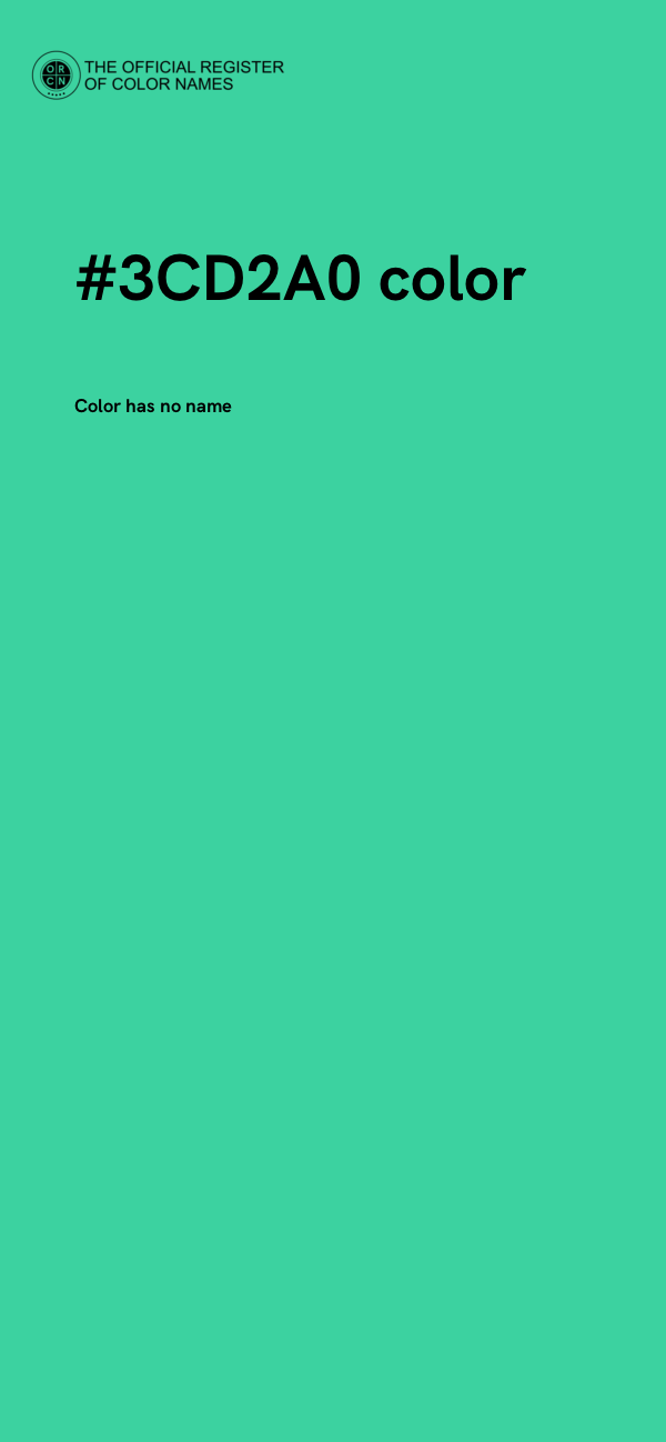 #3CD2A0 color image