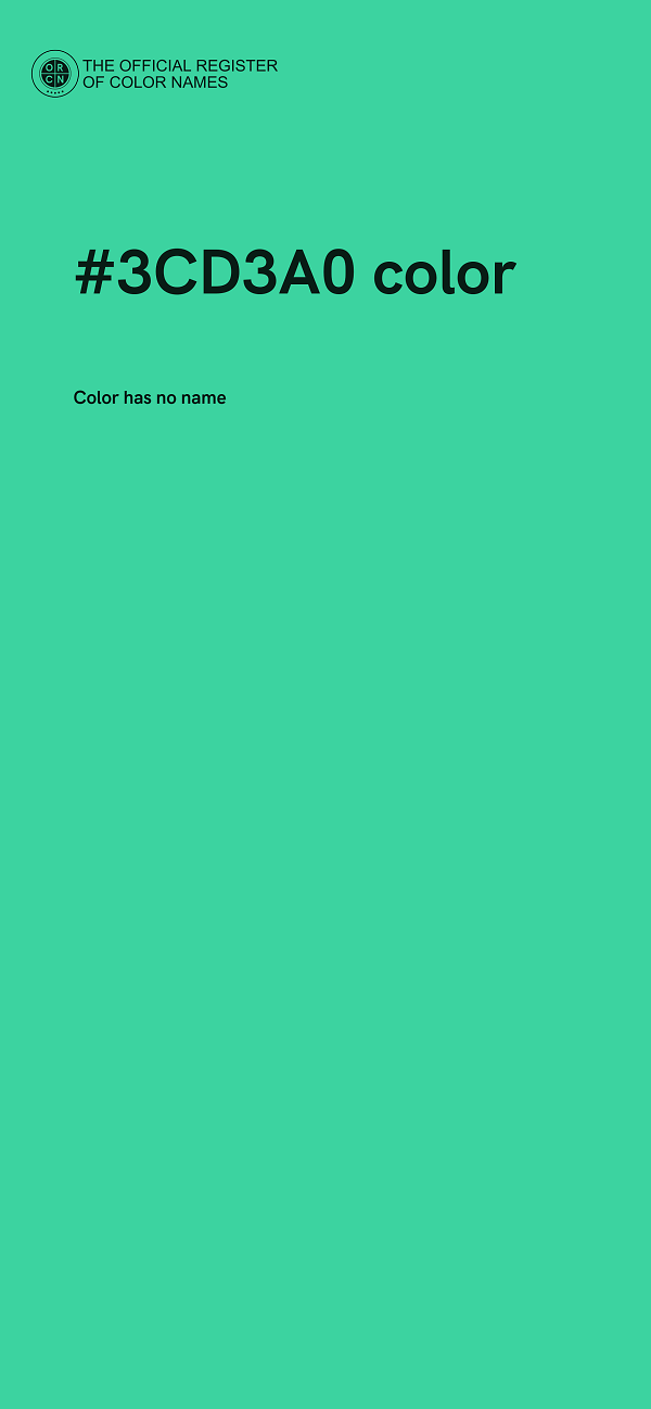 #3CD3A0 color image