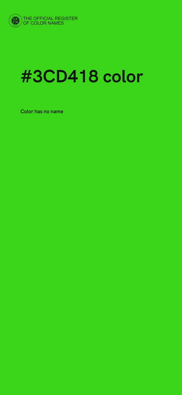 #3CD418 color image