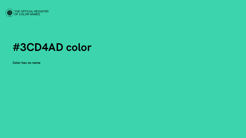 #3CD4AD color image