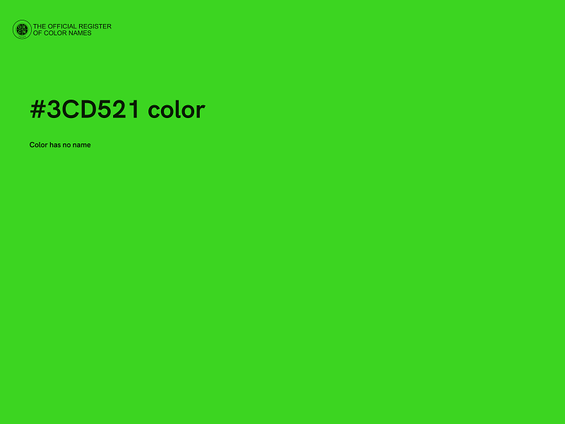 #3CD521 color image