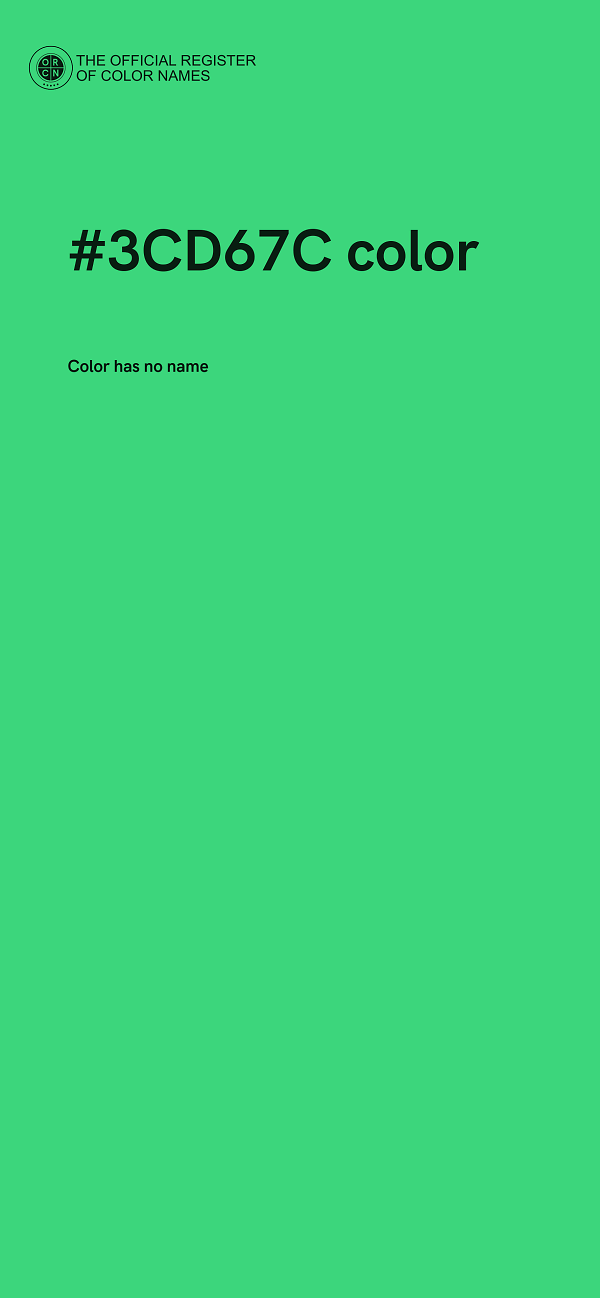 #3CD67C color image