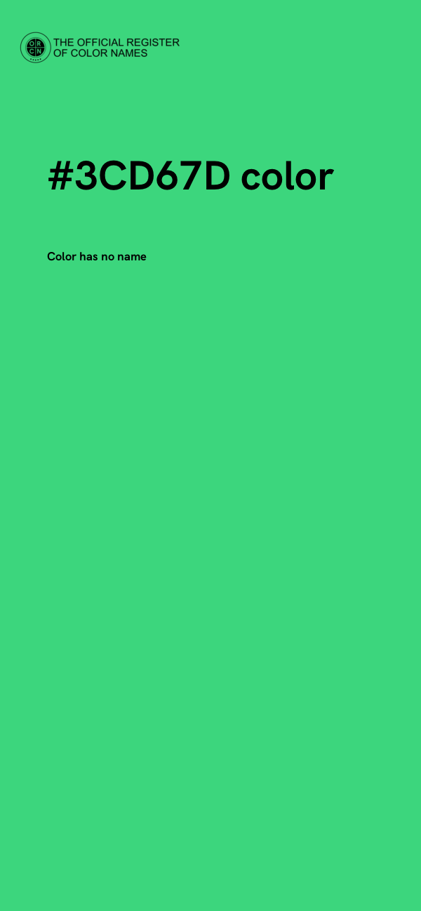 #3CD67D color image