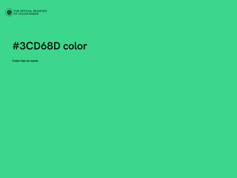 #3CD68D color image