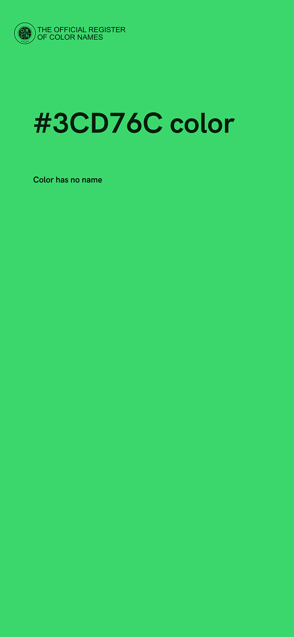 #3CD76C color image