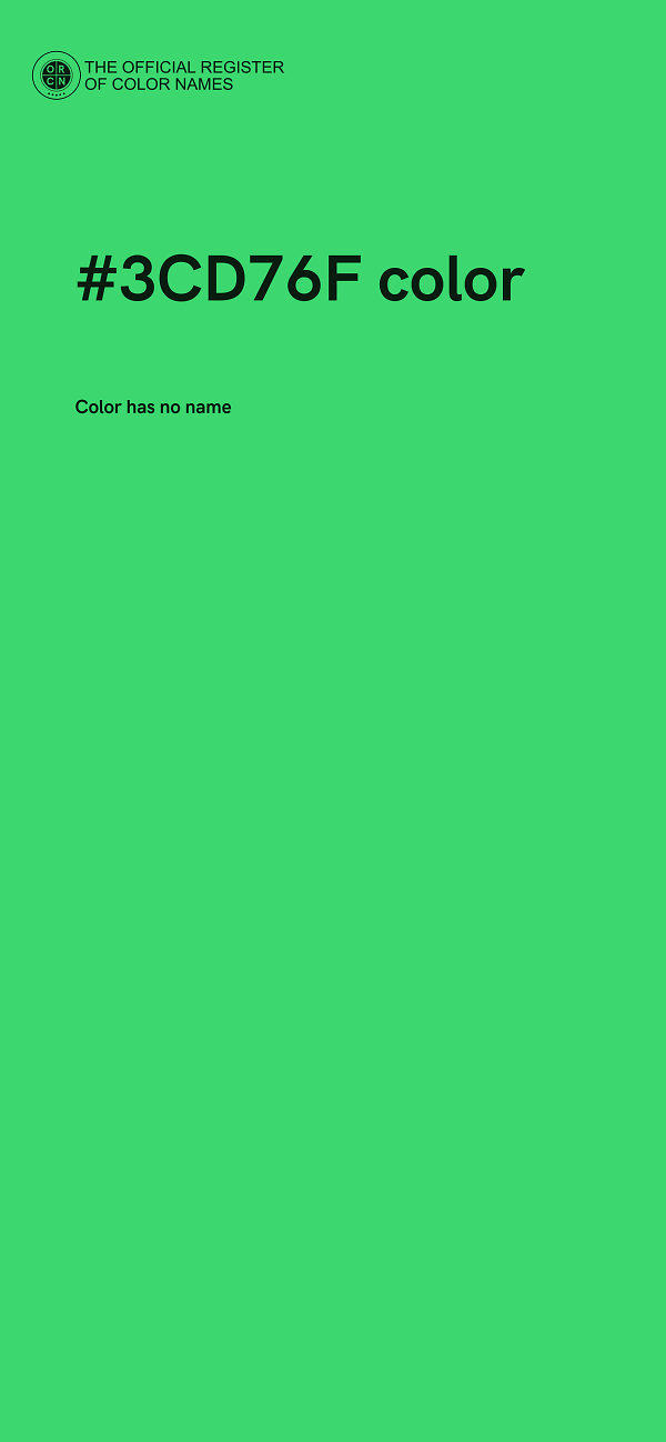 #3CD76F color image