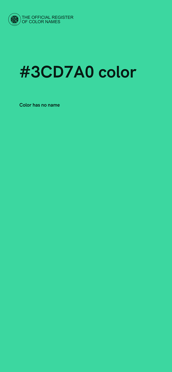 #3CD7A0 color image