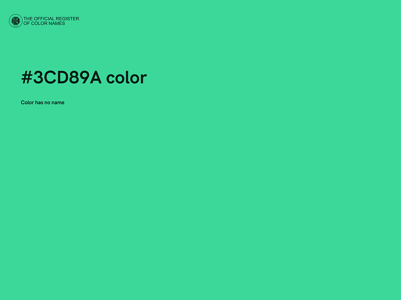 #3CD89A color image