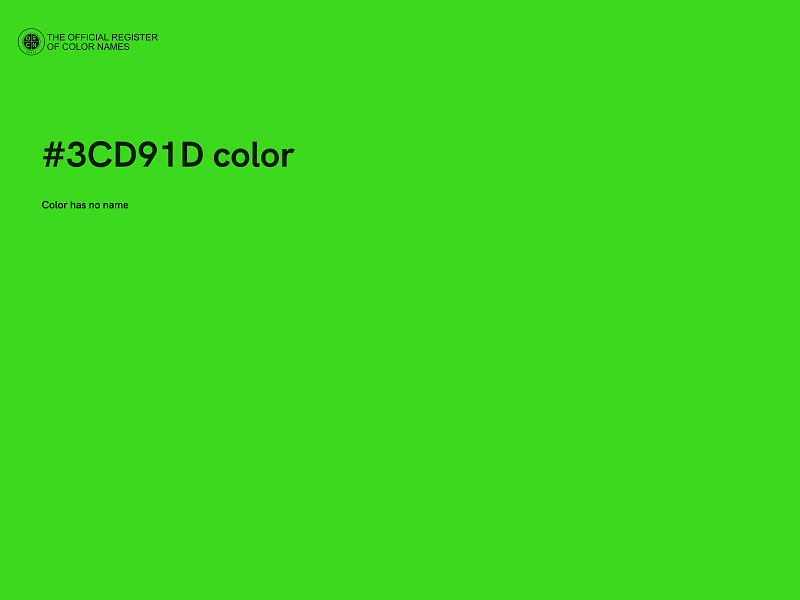 #3CD91D color image