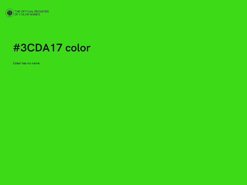 #3CDA17 color image
