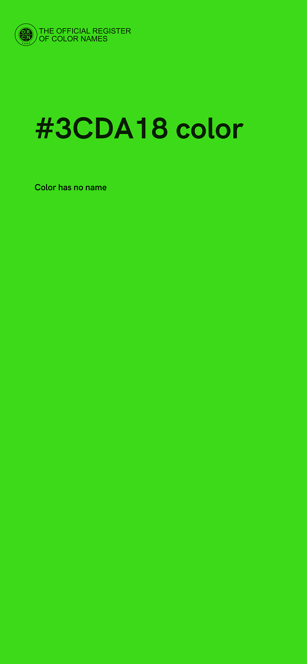#3CDA18 color image