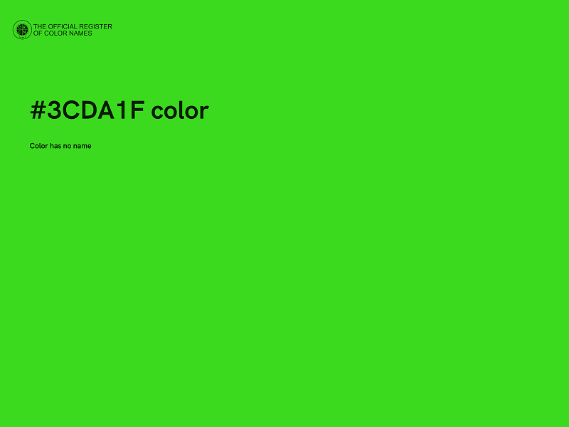 #3CDA1F color image