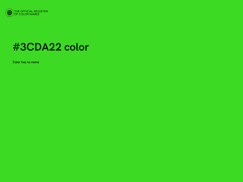 #3CDA22 color image