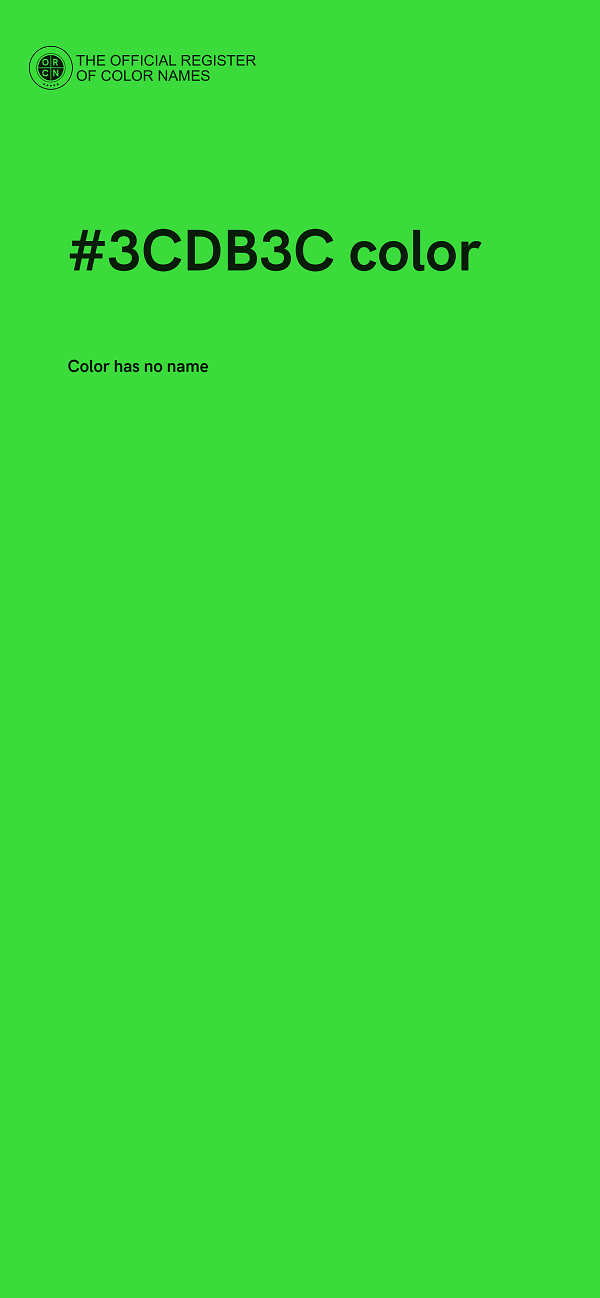 #3CDB3C color image