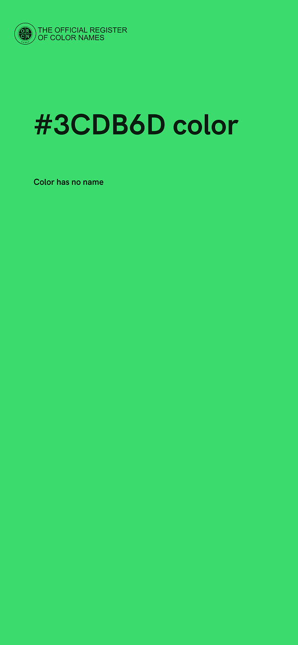 #3CDB6D color image