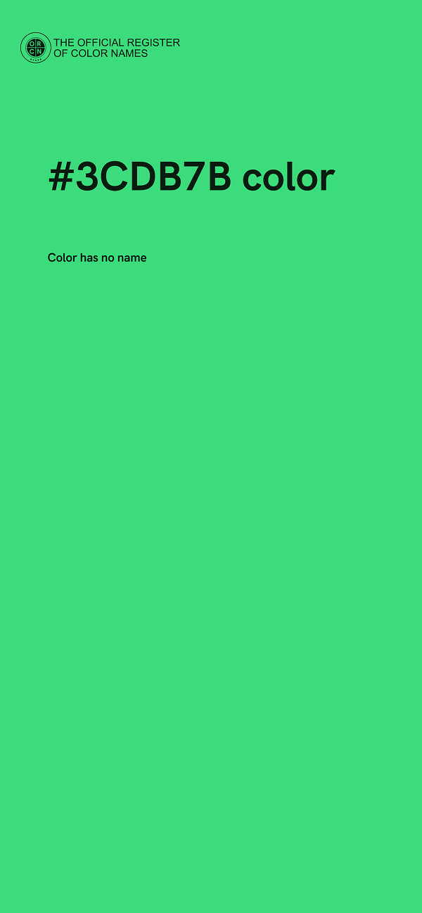 #3CDB7B color image