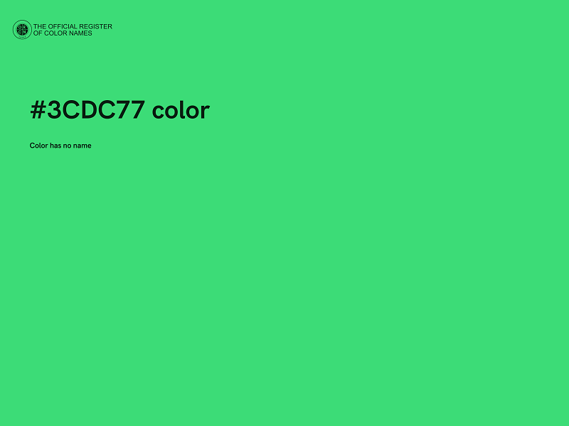 #3CDC77 color image