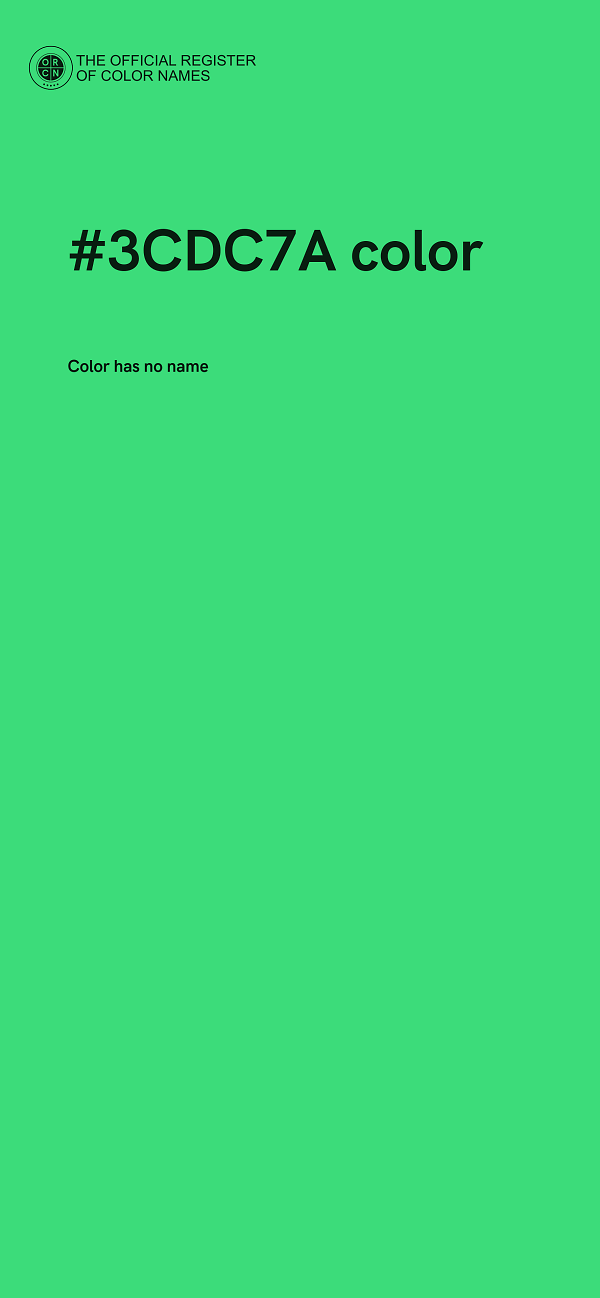 #3CDC7A color image