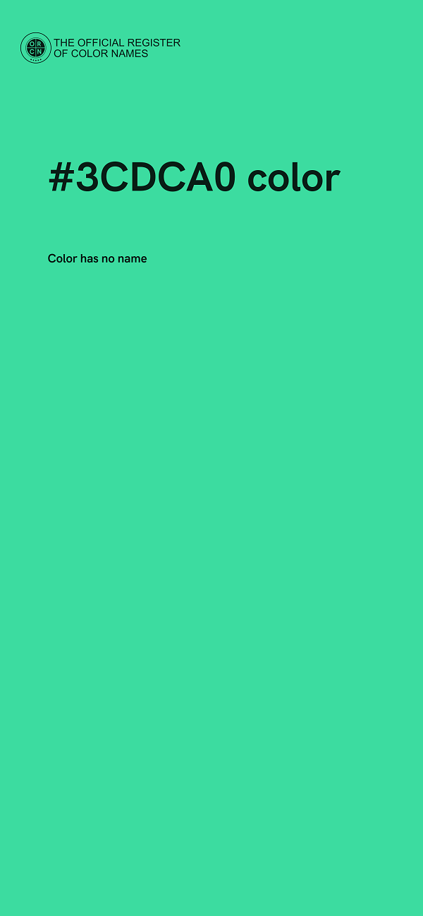 #3CDCA0 color image