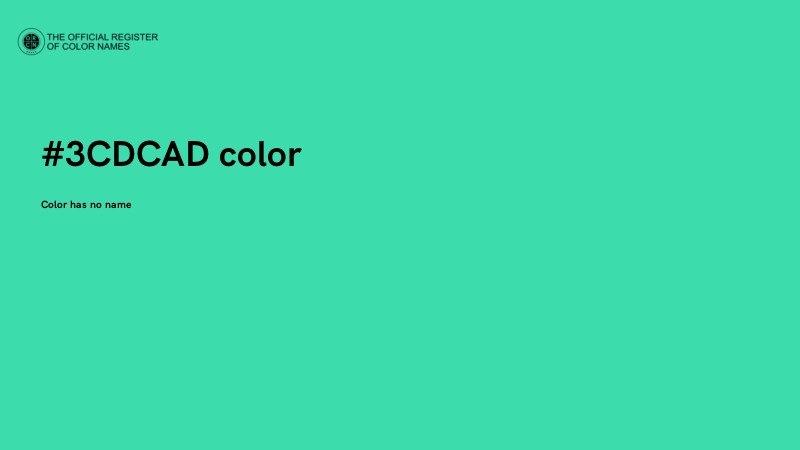 #3CDCAD color image