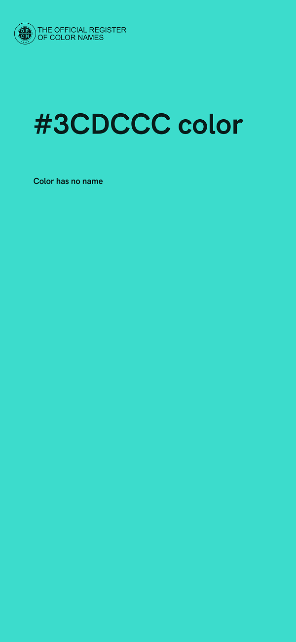 #3CDCCC color image
