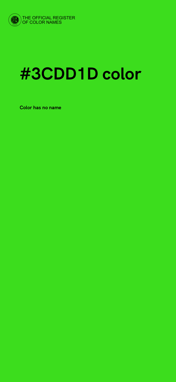 #3CDD1D color image