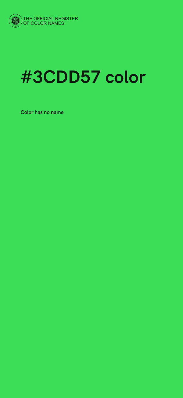 #3CDD57 color image