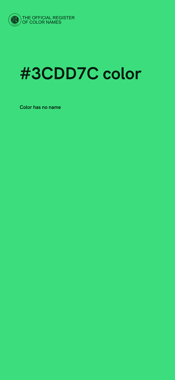 #3CDD7C color image
