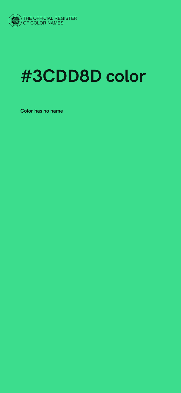 #3CDD8D color image