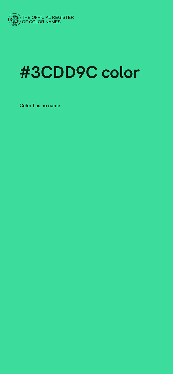 #3CDD9C color image