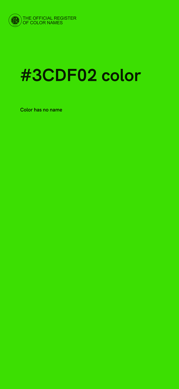 #3CDF02 color image