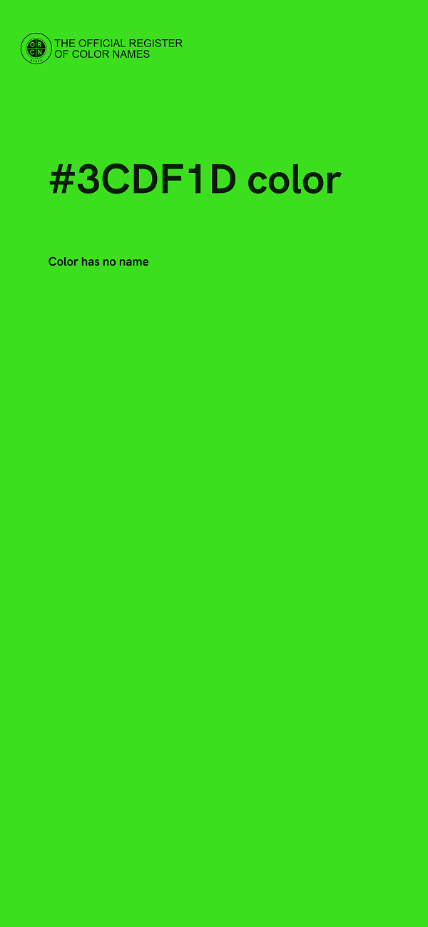 #3CDF1D color image