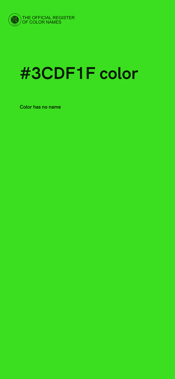 #3CDF1F color image