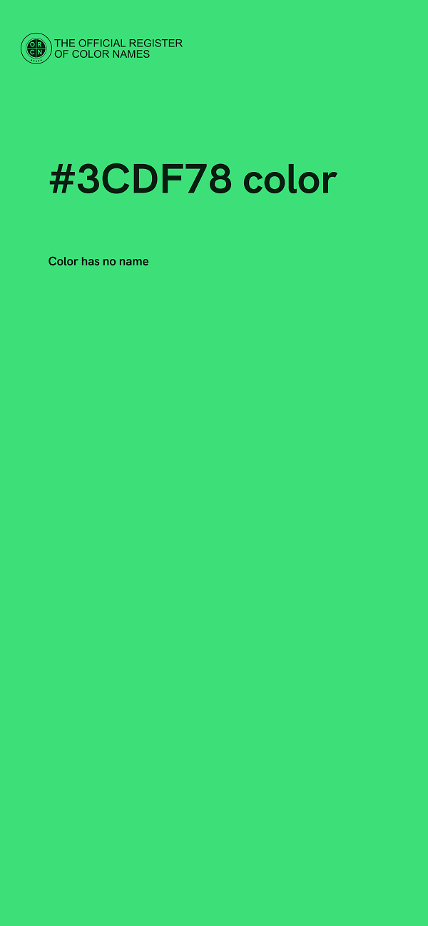 #3CDF78 color image