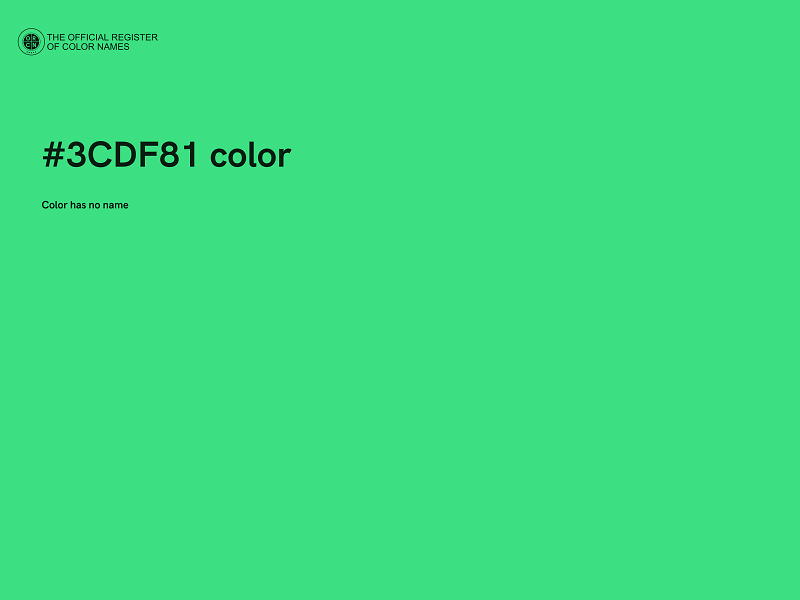 #3CDF81 color image