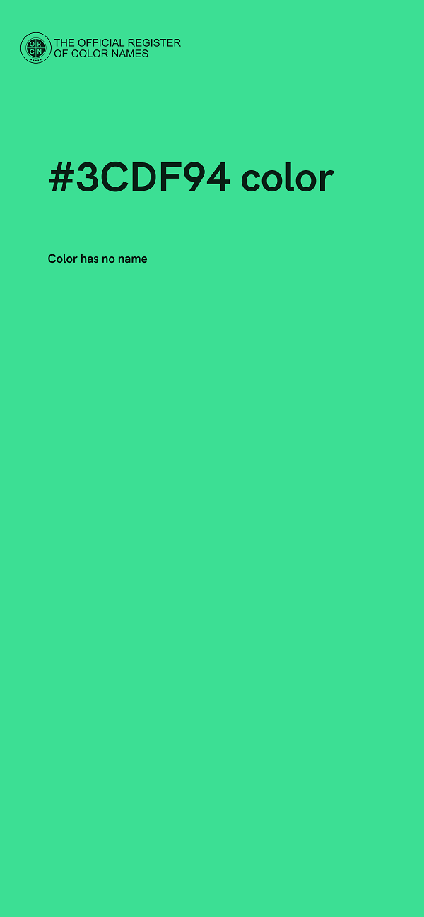 #3CDF94 color image