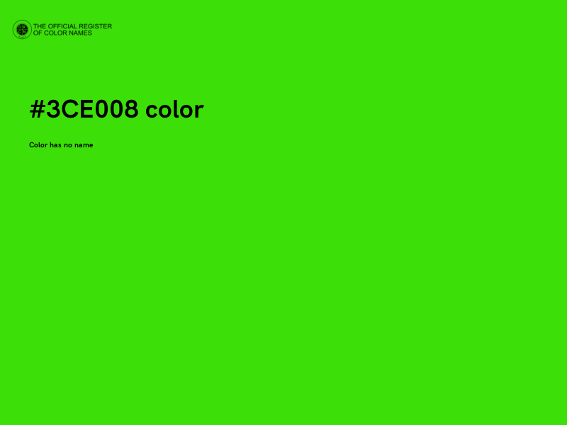 #3CE008 color image