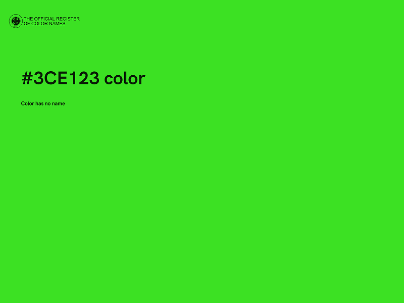 #3CE123 color image