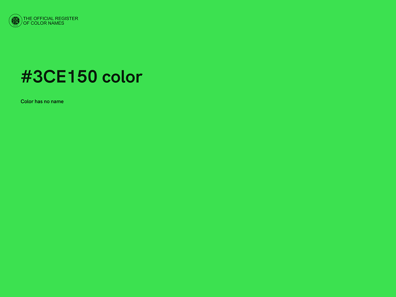 #3CE150 color image