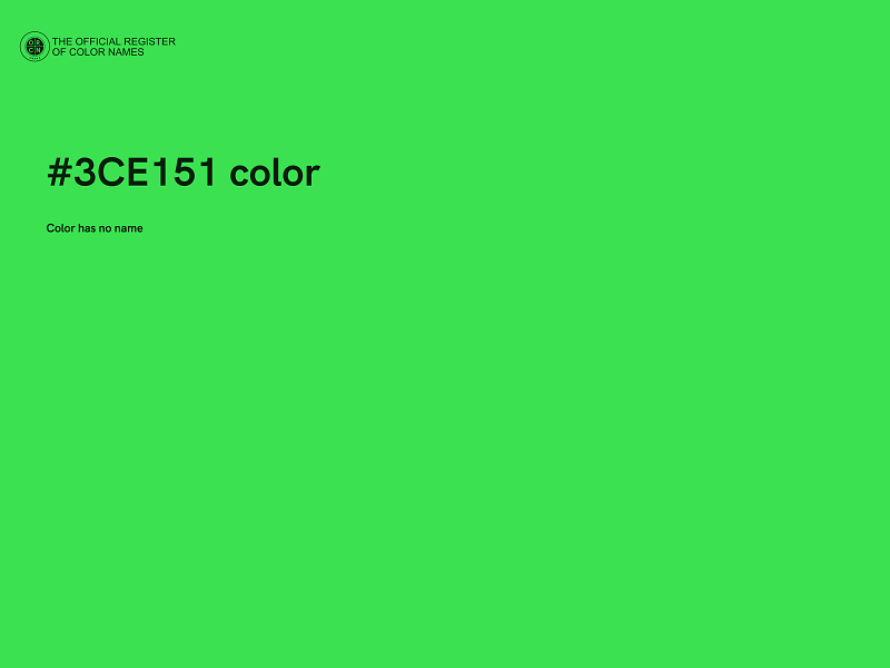 #3CE151 color image