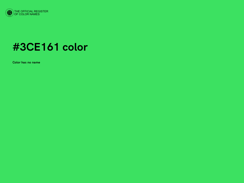 #3CE161 color image