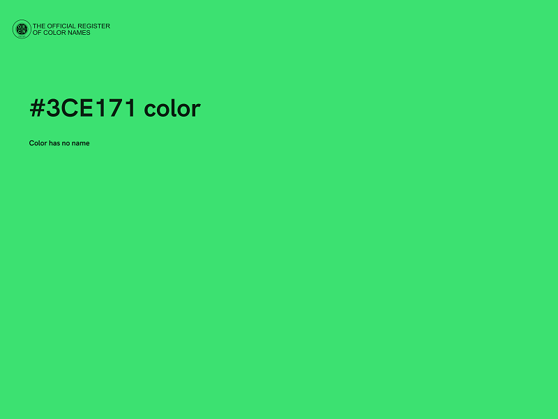 #3CE171 color image