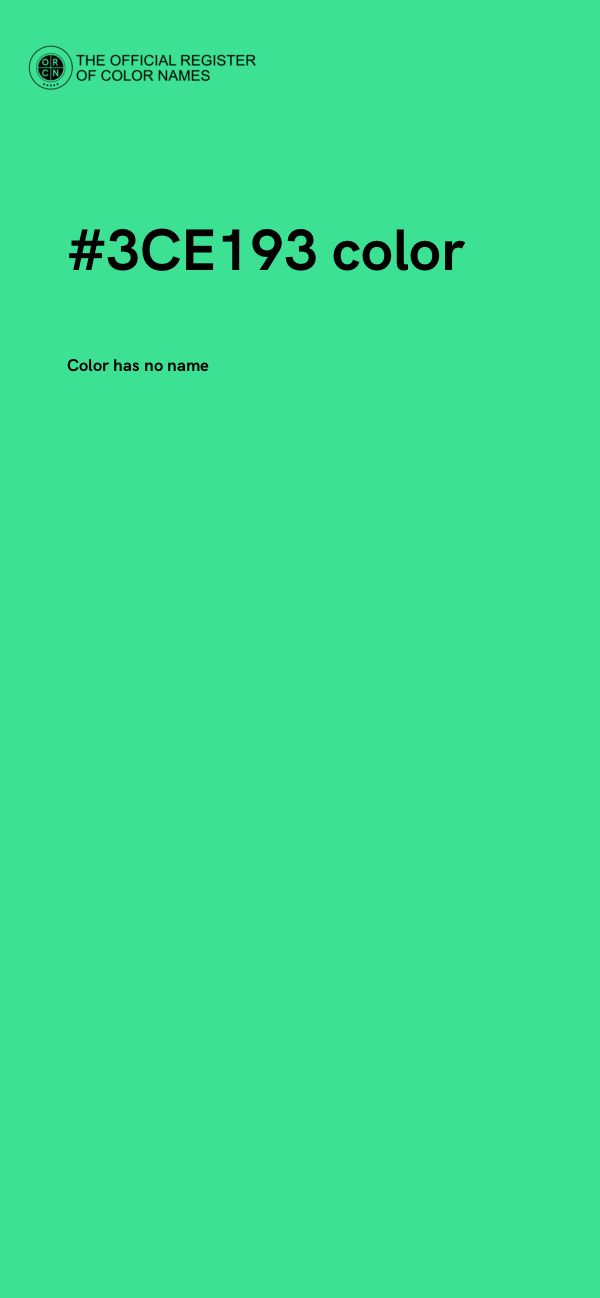 #3CE193 color image