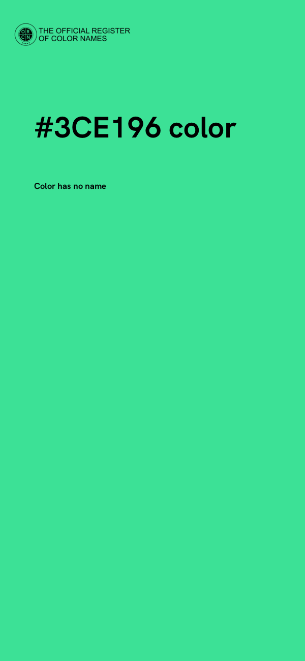 #3CE196 color image