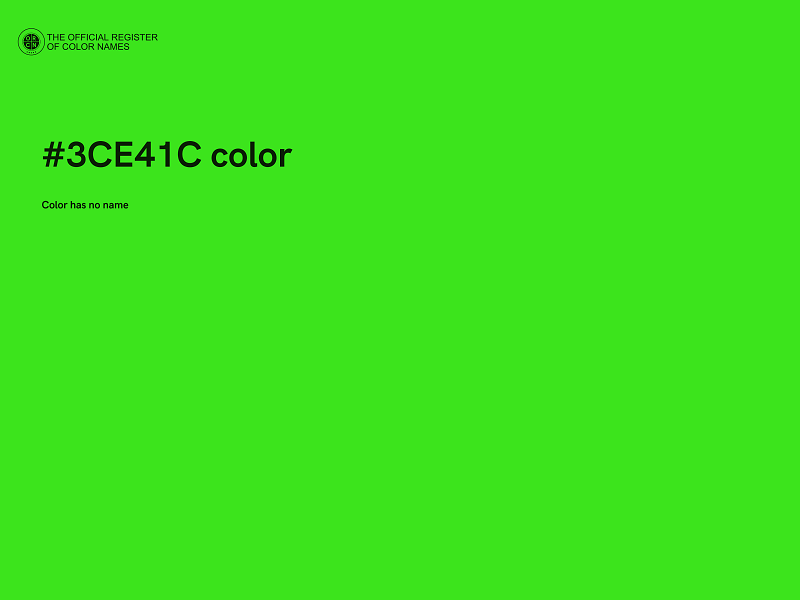 #3CE41C color image