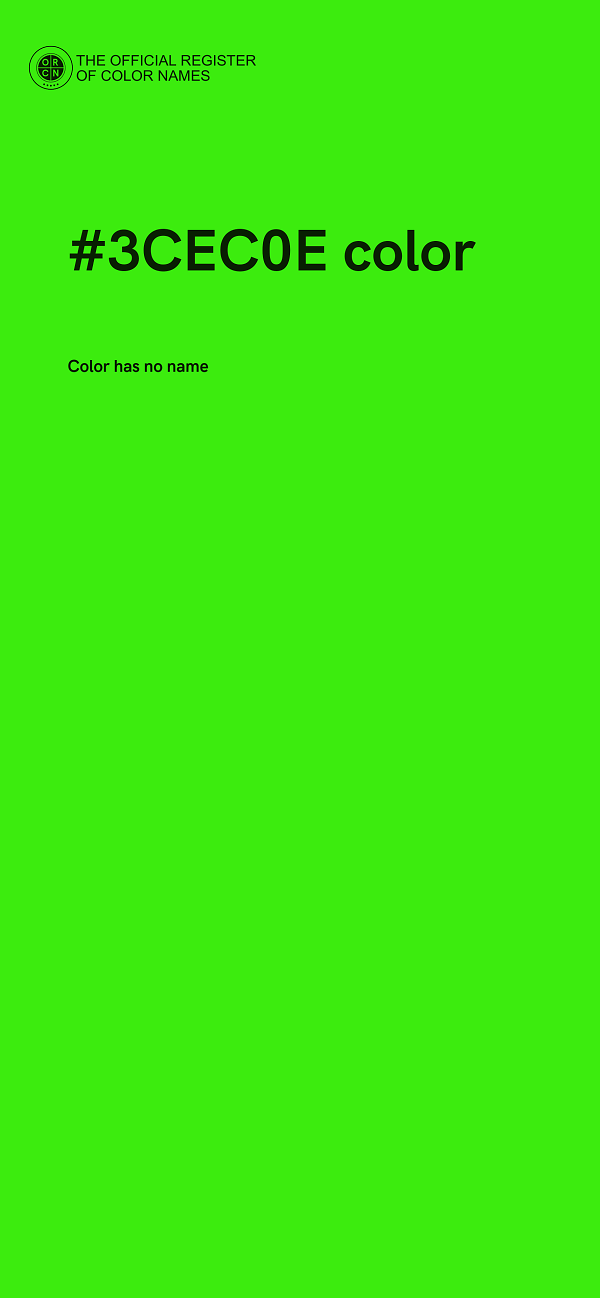 #3CEC0E color image