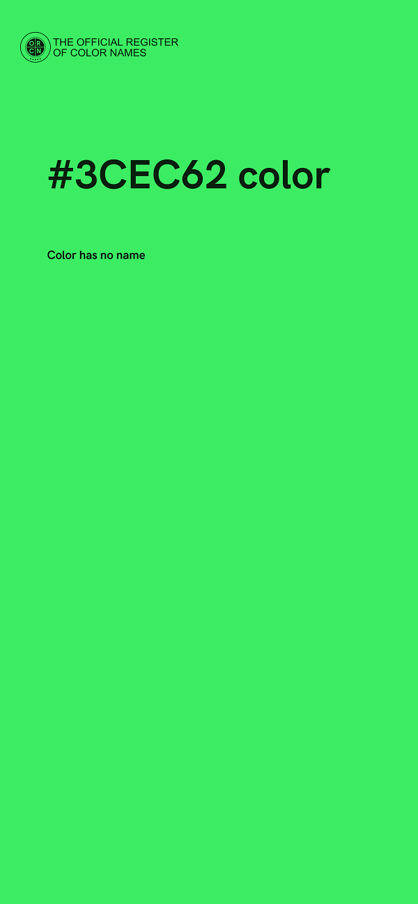#3CEC62 color image